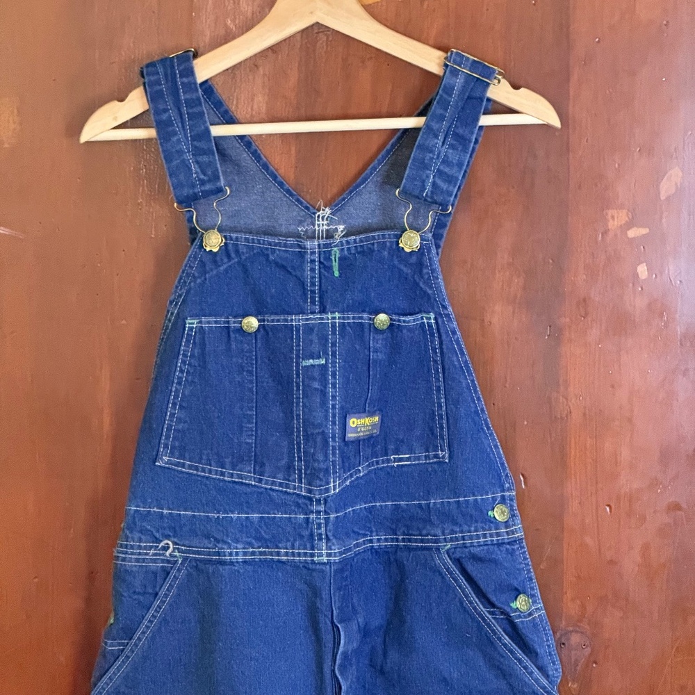 OshKosh B'gosh Vintage 70s American Union Made Sanforized Vesbak Overall 26-28